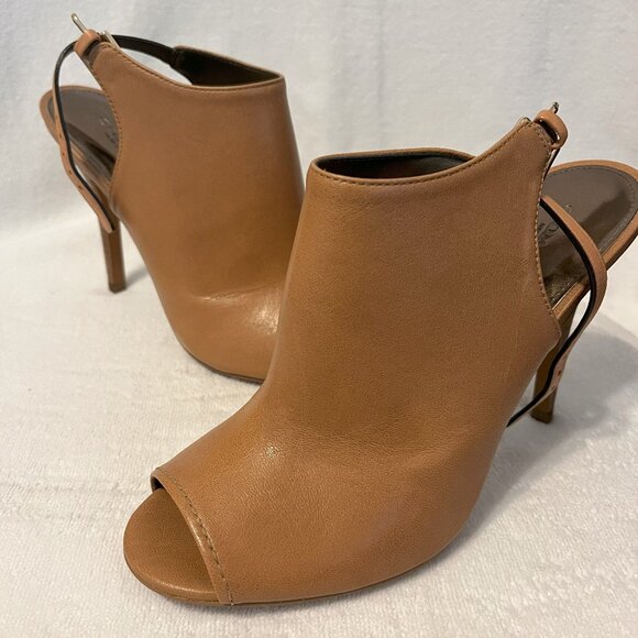 Coach Women’s Lanora Soft Grain Leather Open Toe Slingback Ginger  6.5M - Picture 1 of 14